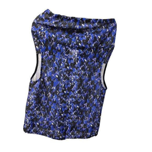 Fabletics By Demi Lovato Blue Black Damara Vest Multicolor Size Small - Picture 7 of 7